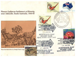 (FF 24) Australia - Greetings From - South Australia Pioneer Lutheran Settlement At Klemzig (1 Cover 1980's) - Sonstige & Ohne Zuordnung