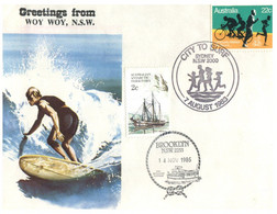 (FF 24) Australia - Greetings From Woy Woy & Central Coast (2 Covers 1980's) - Other & Unclassified