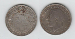 Grande Bretagne, 1/2 Couronne 1922, Georges V,  KM 818; Half Crown; - K. 1/2 Crown