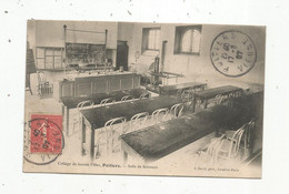 Cp ,  86 , POITIERS , Collége De Jeunes Filles , Salle De Sciences , Voyagée 1907 , J. David Phot. - Poitiers