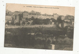 Cp , 86 , POITIERS , Vallée De La BOISVRE Et école Normale D'institutrices , Voyagée 1914 , F.M. - Poitiers