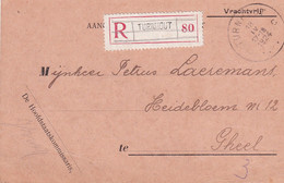 Chambre Du Tribunal Des Dommages De Guerre Hasselt Turnhout Gheel 1924 - Weltkrieg 1914-18