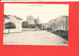 01 ARS Cpa Façade De L ' Eglise   Edit Vernu - Ars-sur-Formans