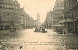 Paris * 12ème * Inondé Inondation * La Rue De Lyon * La Gare * 28 Janvier 1910 - Überschwemmung 1910