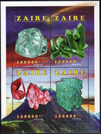 BL78**(1529/1532) Minéraux / Mineralen / Mineralien / Minerals - ZAÏRE - Unused Stamps
