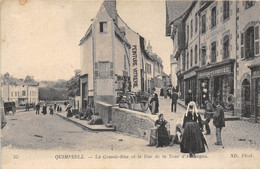 29-QUIMPERLE- LA GRANDE-RUE ET LA RUE DE LA TOUR D'AUVERGNE - Quimperlé