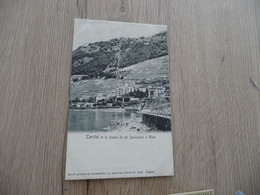 CPA Suisse Swizerland  Précurseur Avant 1906  Territet Et Le Chemin De Fer Funiculaire De Glion - Sonstige & Ohne Zuordnung