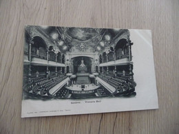 CPA Suisse Swizerland  Précurseur Avant 1906  Genève Victoria Hall - Genève