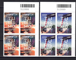 ESPAÑA 2021 ** MNH ED. 5449/5450 TURISMO: BALNEARIOS Y ENOLOGICO BL.4 (VER NOTA) - Unused Stamps