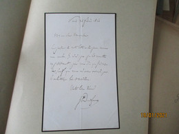 Lettre Autographe Jules Dufaure President Conseil - Handtekening
