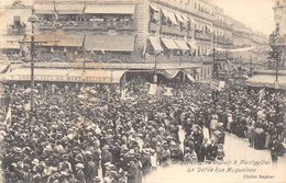 34-MONTPELLIER- LE MEETING DU 9 JUIN A MONTPELLIER , LE DEFILE RUE MUGUELONE - Montpellier