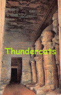 CPA EGYPT EGYPTE INTERIOR OF THE  TEMPLE ABU SIMBEL - Temples D'Abou Simbel