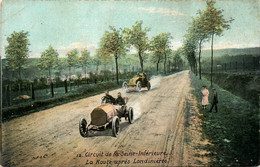 Londinières * Circuit De Seine Inférieure * La Route Après Londinières * Course Automobile Voiture Ancienne De Sport - Londinières