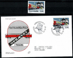 Denmark 1997;  Ending Postal Services In Trains.  MNH(**) And FDC (Populær Filateli). - Altri & Non Classificati