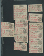 Rationnement - Tickets Huile Auto / Prefecture Du Loir Et Cher , 2 Littres =7 , + 1 Littre = 7 -  Ava31103 - Buoni & Necessità