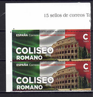 ESPAÑA 2021 ** MNH ED. 5453 MARAVILLAS DEL MUNDO. COLISEO ROMANO BL.2 - Ungebraucht