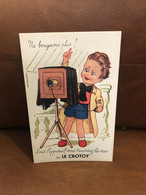 Le Crotoy * Carte à Système Ancienne Complète * Photographe Appareil Photo - Le Crotoy