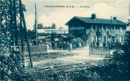 Villeparisis * Vue Sur La Gare * Passage à Niveau * Ligne Chemin De Fer De Seine Et Marne - Villeparisis