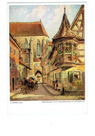 Cpm - Rottenburg Rothenburg Attelage Chevaux Calèche Mangeoire Animation Sculpture Maison Coquille Illustration MOSSLER - Rottenburg