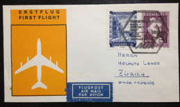 AUSTRIA, Circulated Cover To Zurich, « First Flight », 1966 - Airmail