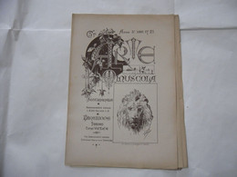 ARTE MINUSCOLA LEZIONE DI DISEGNO ARTE MODA ARALDICA LIBERTY SCRITTURA 1897-84 - Libri Antichi