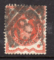 Ireland 1844 Numeral Cancellations: 289 Kingstown (Dun Laoghaire), ½d Vermilion, SG 197 - Prephilately