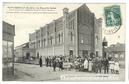 CPA - 76 - PETIT QUEVILLY - La Nouvelle Eglise En Construction - Public Et Chirol Architecte - Le Petit-Quevilly