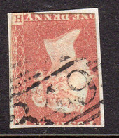 Ireland 1844 Numeral Cancellations: 349 Nenagh Tipperary, 1d Red Imperf, ?H, 0 Margins, SG 8/12 - Voorfilatelie