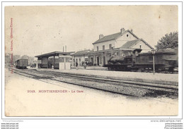 CPA 52 Montier En Der La Gare Et Le Train - Montier-en-Der