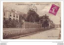 CPA 95 Herblay Rue De Paris - Herblay