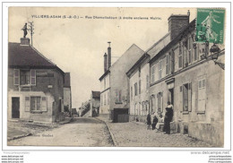 CPA 95 Villiers Adam Rue Dhamelinecurt Et Mairie - Vauréal