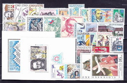 ** Slovaquie 1995 Mi 216-244, (MNH) L'année Complete - Años Completos