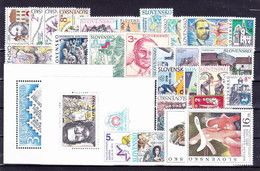 ** Slovaquie 1995 Mi 216-244, (MNH) L'année Complete - Full Years
