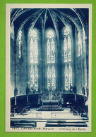 CAPESTANG / INTERIEUR DE L'EGLISE ..... Carte écrite En  19?? - Capestang