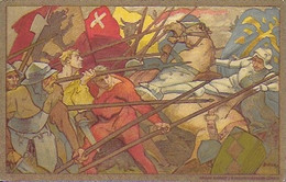 Zurich - Graph Anstalt J.E.Wolfensberger - Carte De La Fête Nationale 1er Aout 1911 - ZH Zurich