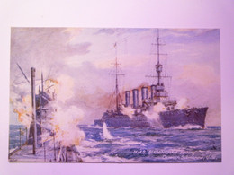 2021 - 455  H.M.S.  BIRMINGHAM  Sunking  &  German SUBMARINE , U.151.   1915   XXX - Barche