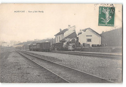 CPA 40 Montfort La Gare Et Le Train Tramway - Montfort En Chalosse