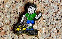 Pin's PETANQUE Jeu Provençal - BSM Boule Sportive Mably 42 - Peint Cloisonné - Fabricant PUBLI-CAD - Pétanque