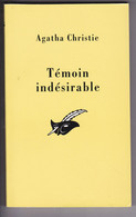 AGATHA CHRISTIE : TEMOIN INDESIRABLE. Collection LE MASQUE - Agatha Christie