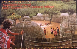 SWAZILAND  -  Phonecard  -  Cultural Village  -  E 20 - Swaziland