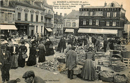 Nogent Le Rotrou * La Place Du Marché * Le Marché Aux Légumes * Foire Marchands * Magasin " à La Belle Fermière " - Nogent Le Rotrou