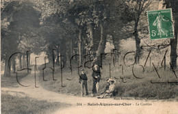 Saint-Aignan-sur-Cher (41) : Les Touristes Au Lieu Dit "Les Carrières" En 1910 (animé) PF. - Mont Saint Aignan