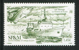 TIMBRE** De 2020 De ST-PIERRE-ET-MIQUELON "1,45 € -  LE VIKINGS Les Pêcheries De Fécamp" - Otros & Sin Clasificación