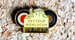 Pin's PETANQUE Jeu Provençal - FFPJP Secteur MONTLUÇON 03 - Verni époxy - Fabricant 70445063 - Pétanque