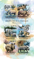 Mozambique 2011 MNH - Rhinos. Y&T 4130-4135, Mi 4980-4985, Scott 2347 - Mosambik