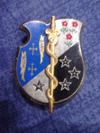 Insigne 11° Compagnie Médicale - Service De Santé Des Armées - Blason - Services Médicaux