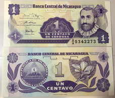 Nicaragua 1 Centavo De Coedoba AA FDS / UNC  Lotto 1829 - Nicaragua