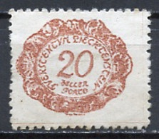 Liechtenstein Taxe 1920 Y&T N°T4 - Michel N°P4 Nsg - 20h Chiffre - Portomarken
