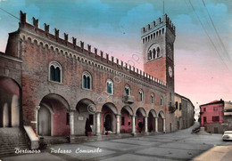 Cartolina Bertinoro Palazzo Comunale Colorata 1959 (Forl) - Forlì