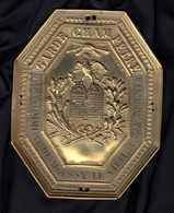 < Moussy Le Vieil Seine Et Marne .. Plaque De Garde Champêtre .. II République 1848 / 1852 .. Superbe - Police & Gendarmerie